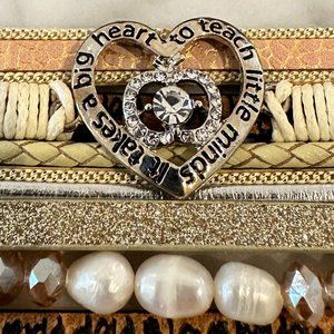 Leather Bracelet - AURGTTCG - Teacher Appreciation Gift!